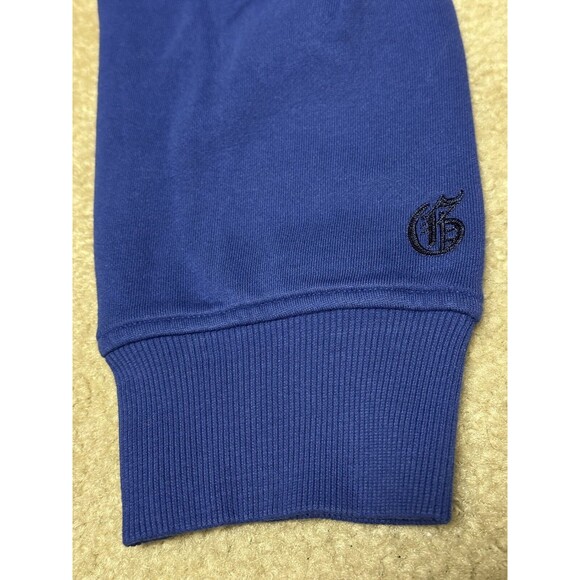 Men's Size Medium Greyson Golf Blue Long Sleeve Lake Fleece Hoodie Jacket - Picture 3 of 7